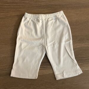 Kissy kissy white baby leggings